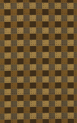 Upholstery fabric with a small dotted pattern in light tan and brown tones.