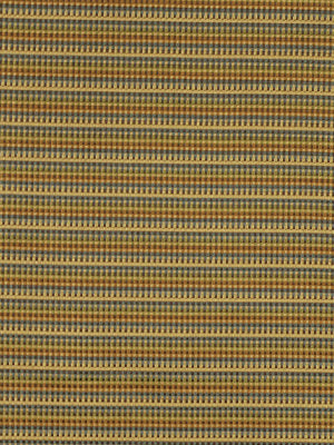 Textured woven upholstery fabric with a mustard yellow, brown & gray check pattern.
