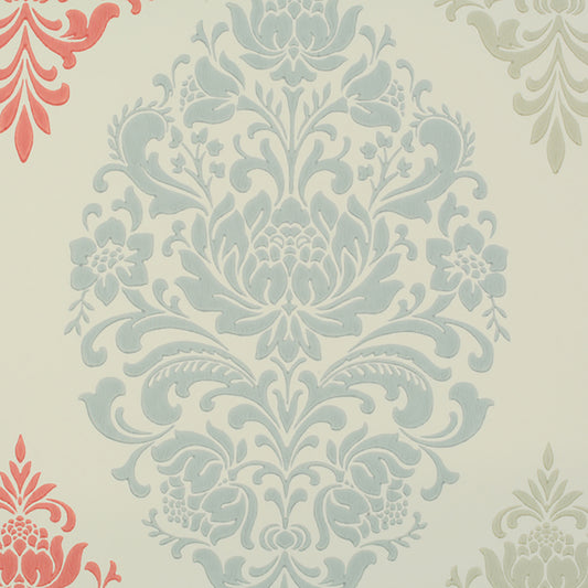 JF Fabrics -Wallpaper 1543 43 Wallpaper Blue,Brown,Burgundy,Red,Creme,Beige,Green,Multi,Offwhite,Taupe  Non-Woven - 5549543 W6681