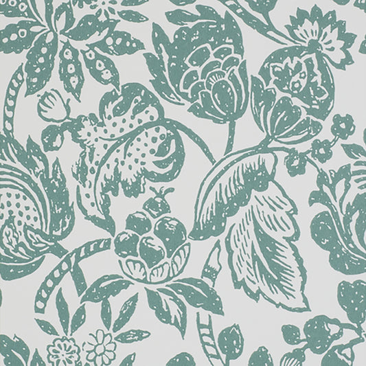 JF Fabrics -Wallpaper 1571 77 Wallpaper Green  Non-Woven - 5818677 W7271