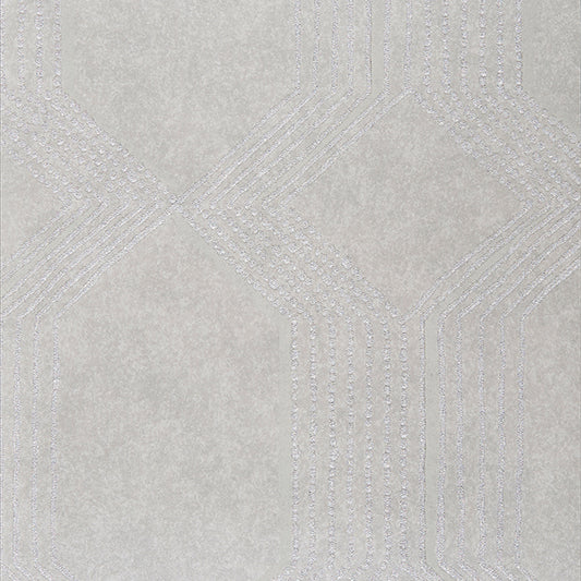 JF Fabrics -Wallpaper 1588 96 Wallpaper Grey,Silver  Non-Woven - 6023196 W7961