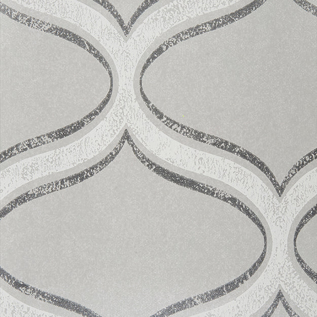 JF Fabrics -Wallpaper 1589 95 Wallpaper Grey,Silver  Non-Woven - 6023295 W7961
