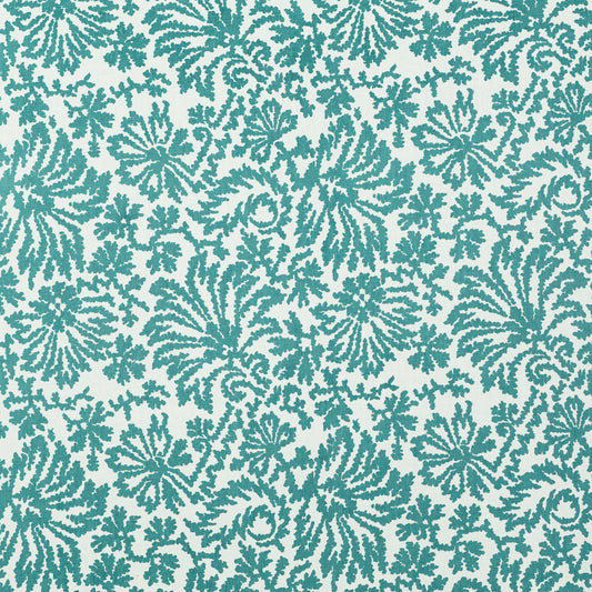 SCHUMACHER  RAOUL TEXTILES LEON PRINTS PRINTS VERDIGRIS   - 158B58