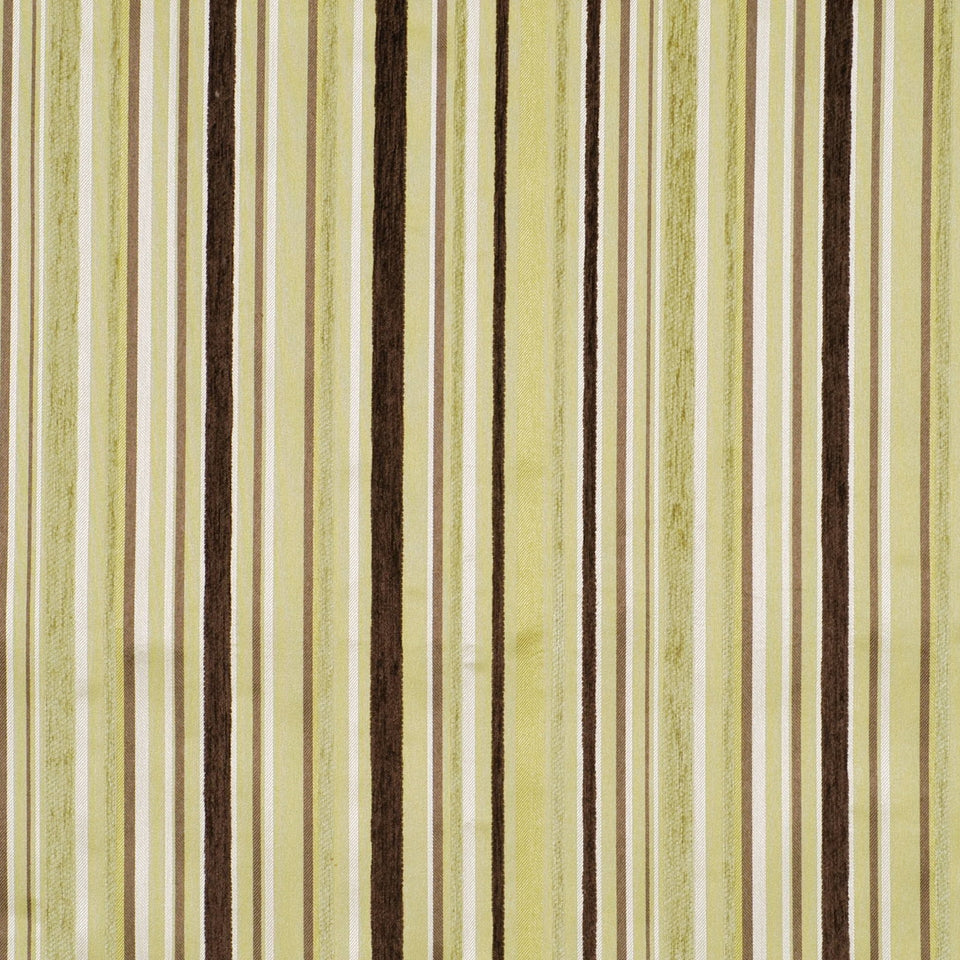 Robert Allen Kings Stripe | Lemongrass  Upholstery     - 159583
