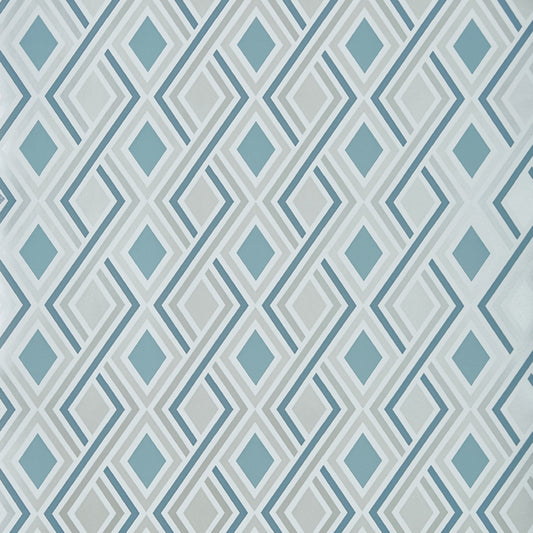 JF Fabrics -Wallpaper 1599 61 Wallpaper Blue  Non-Woven - 8244861 W8741