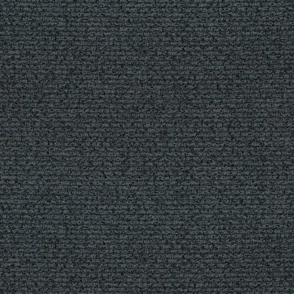 Dark gray textured fabric with a fine heathered weave and subtle speckle.