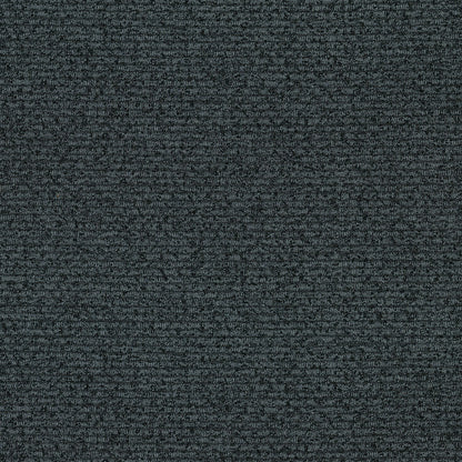 Dark gray textured fabric with a fine heathered weave and subtle speckle.