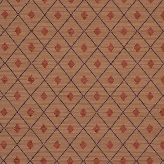 Robert Allen Contract Diamond Net | Persimmon  Upholstery     - 163702