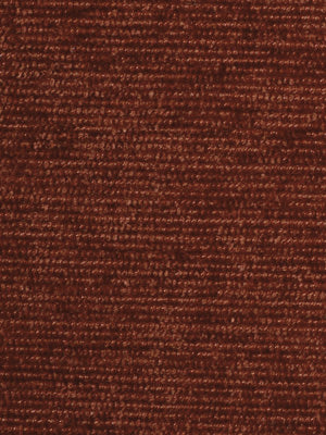 Rust-brown textured fabric swatch with short loop pile and rich mottled color.