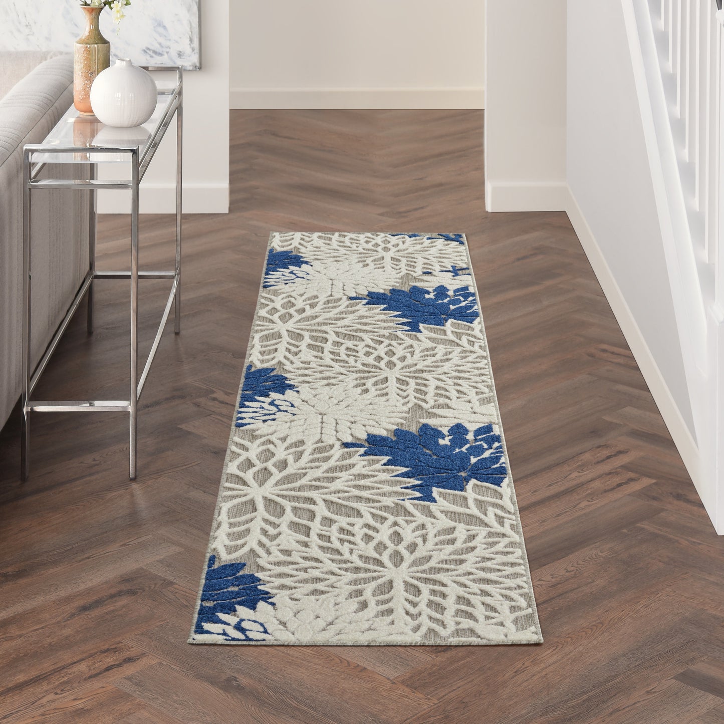 Nourison Rugs Nourison Home   Tropical 8' Runner    - 099446778888