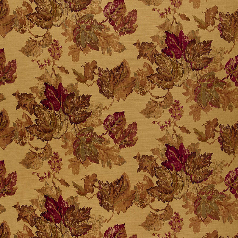 SCHUMACHER  CLASSIC PRINTS LONGWOOD LEAVES   Spice   - 166373