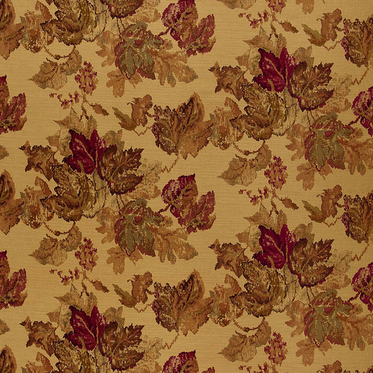 SCHUMACHER  CLASSIC PRINTS LONGWOOD LEAVES   Spice   - 166373