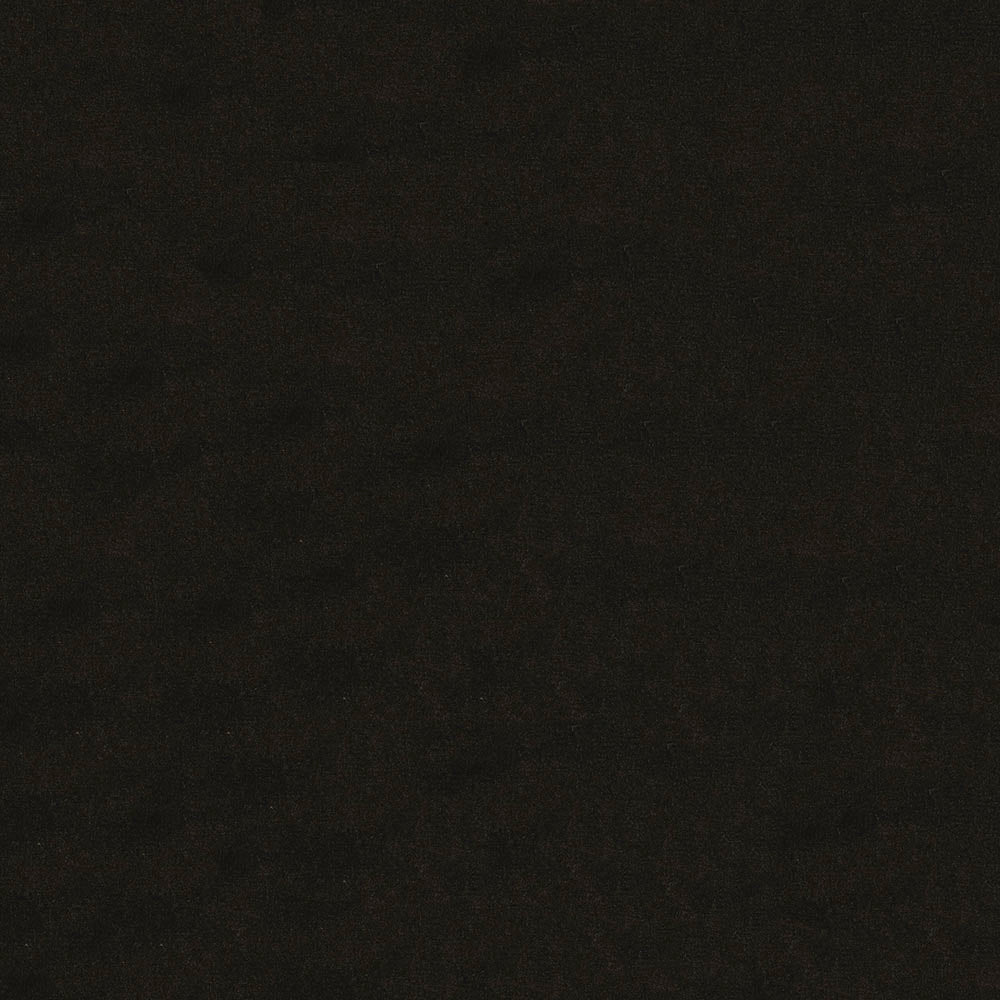Close-up of chocolate solid fabric with a soft suede-like, velvety texture; ideal for upholstery or apparel.