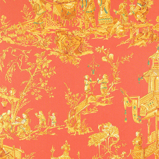 SCHUMACHER  SCHUMACHER CLASSICS CHINOIS PRINTS PRINTS CORAL   - 168271