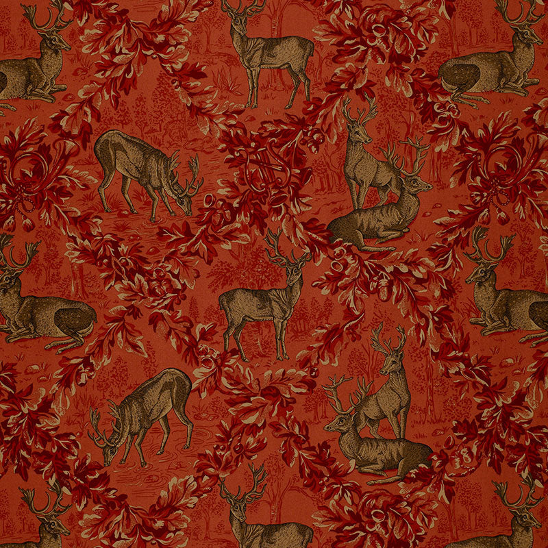 SCHUMACHER  LUXE LODGE WOBURN MEADOW PRINTS PRINTS RED   - 169073