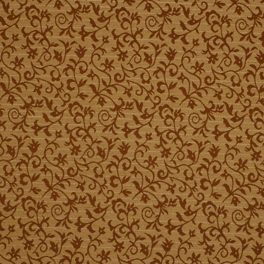 Robert Allen Contract Floral Grace | Pecan  Upholstery     - 169407