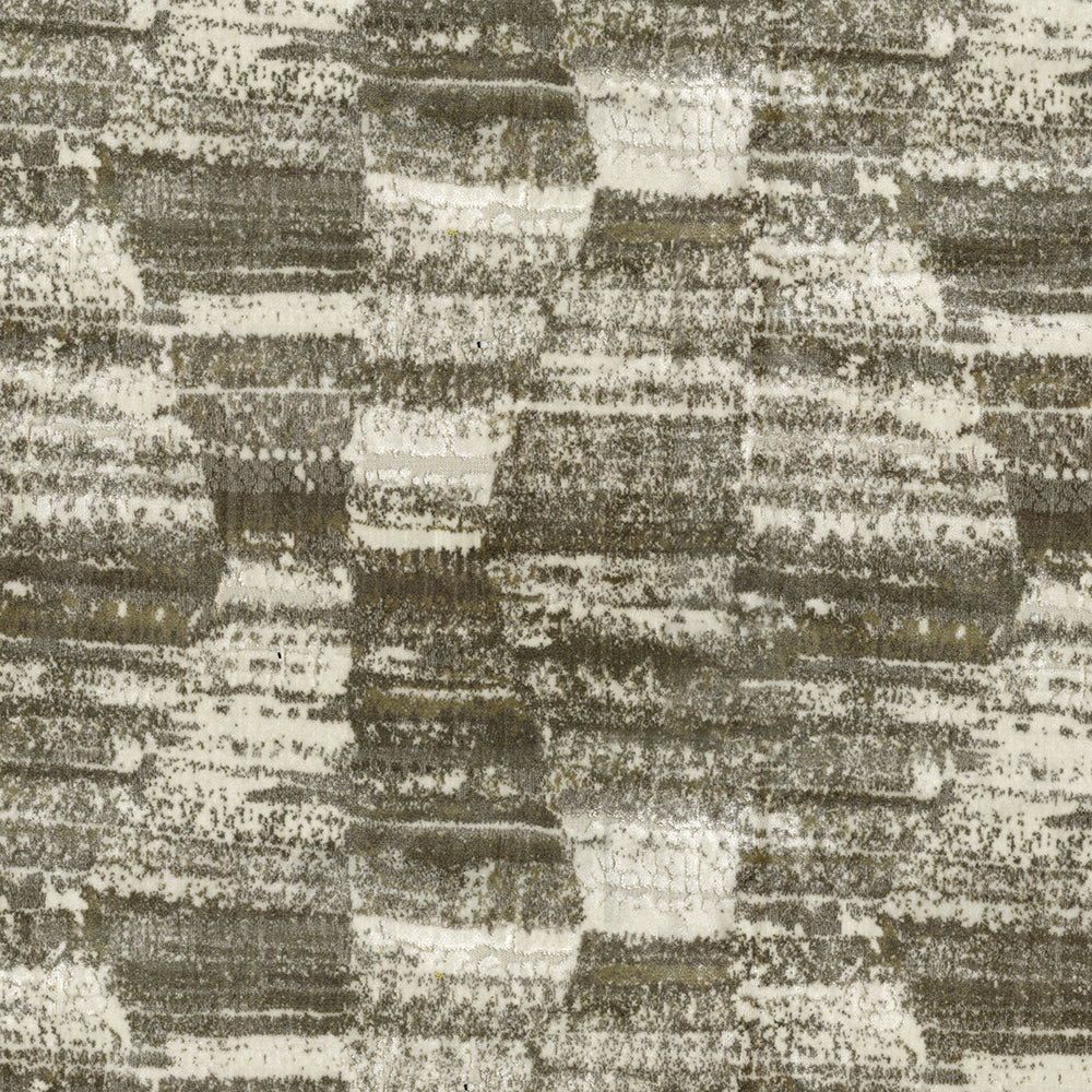 NICHOLASJOHN INC NJ-MARCH Taupe Geometric,Velvet   Fabric - NJ25-730