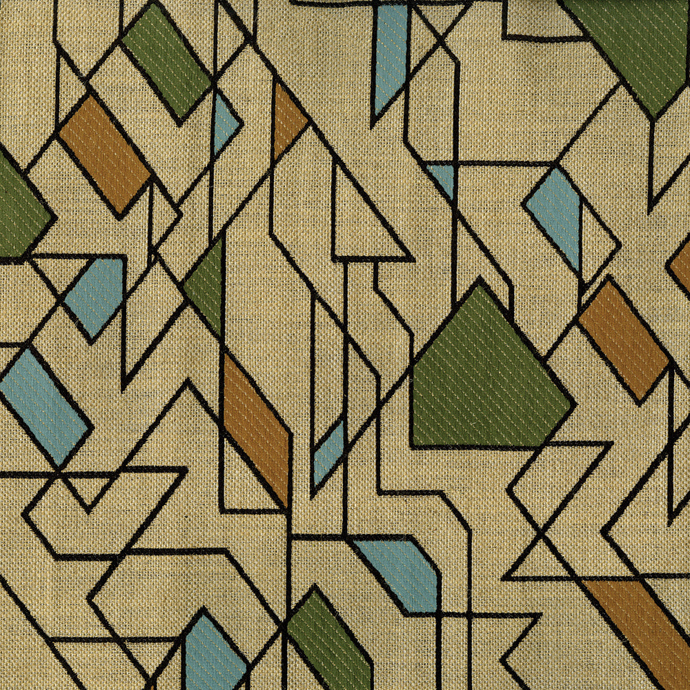 ABBEYSHEA Maze Contemporary,Large Scale   Desiger Outlet Fabric - MAZE21