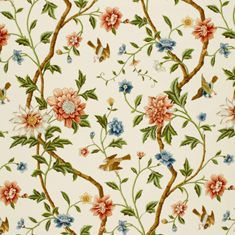 SCHUMACHER  CLASSIC PRINTS SHANGTU FLORAL PRINTS PRINTS PORCELAIN   - 172441