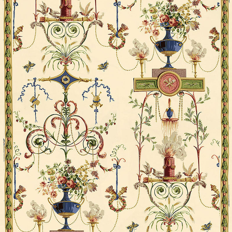 SCHUMACHER  CLASSIC PRINTS TERRACINA ARABESQUE   Champagne   - 172630