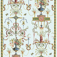 SCHUMACHER  CLASSIC PRINTS TERRACINA ARABESQUE   Celestial   - 172632