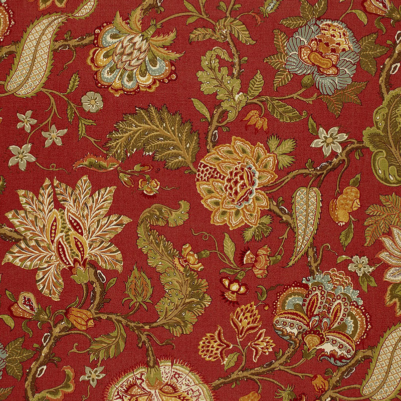 SCHUMACHER  THE LIBRAY COLLECTION CHALFONT PRINTS PRINTS PAPRIKA   - 172741