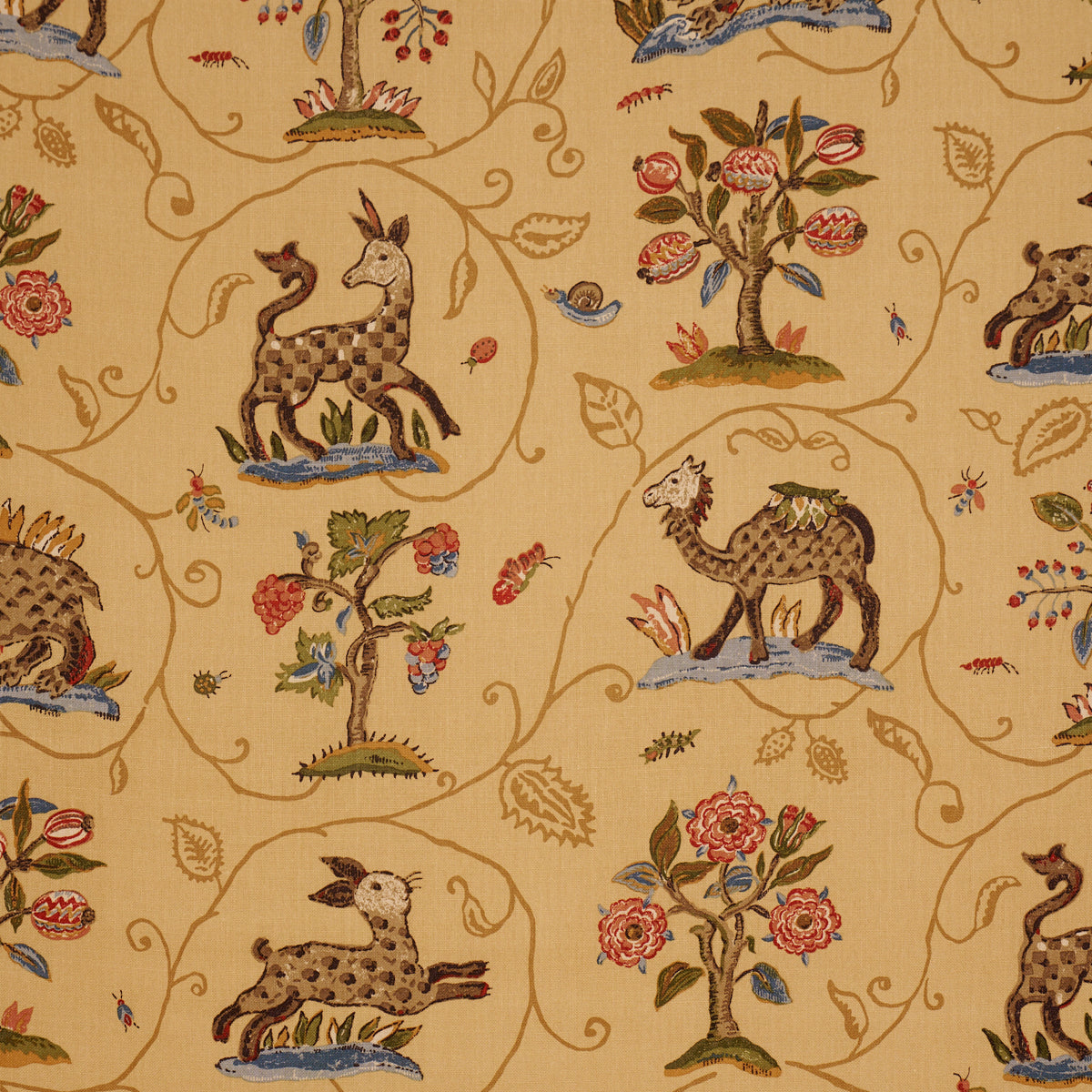 SCHUMACHER  A COUNTRY LIFE LA MENAGERIE PRINTS PRINTS MARIGOLD   - 172761
