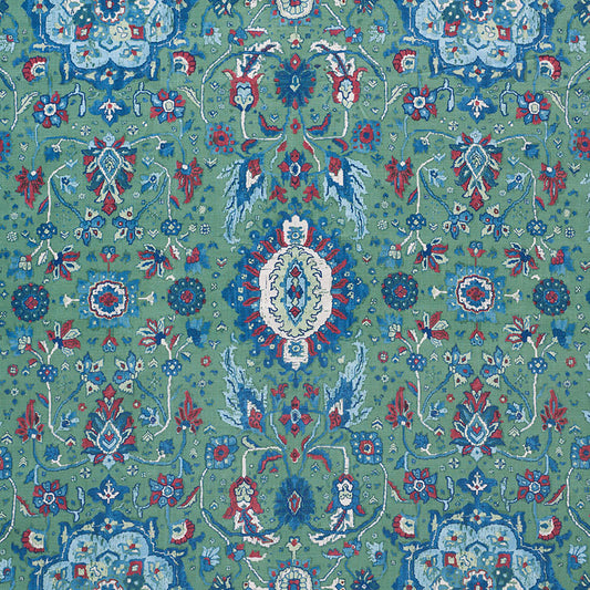 SCHUMACHER FABRIC  OTTOMAN CHIC JAHANARA CARPET   JADE   - 172793