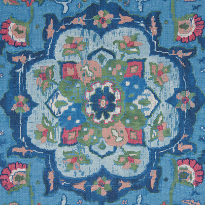 SCHUMACHER  OTTOMAN CHIC JAHANARA CARPET PRINTS PRINTS PEACOCK   - 172794