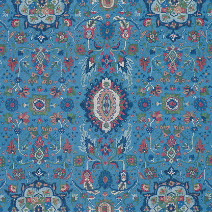 SCHUMACHER  OTTOMAN CHIC JAHANARA CARPET PRINTS PRINTS PEACOCK   - 172794