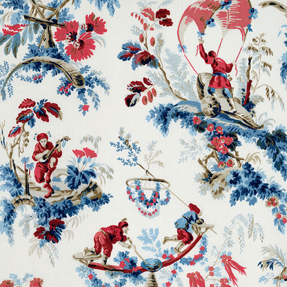 SCHUMACHER  SCHUMACHER CLASSICS PLAISIRS DE LA CHINE PRINTS PRINTS BLEU , ROUGE   - 172853