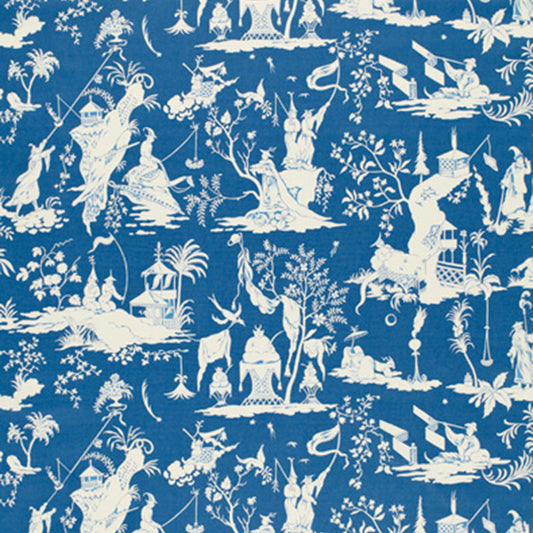 SCHUMACHER  SCHUMACHER CLASSICS STARRY NIGHT PRINTS PRINTS CHINA BLUE   - 172922