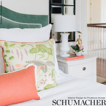 SCHUMACHER FABRIC  SCHUMACHER FABRIC CLASSICS LOTUS GARDEN   PARCHMENT   - 172936