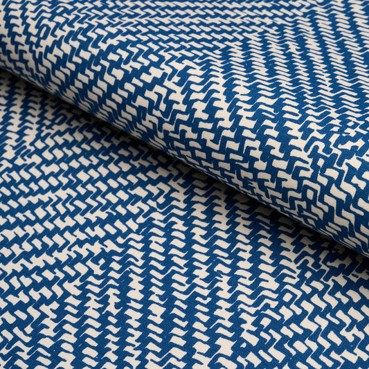 SCHUMACHER  PLEIN AIR CHEVRON D'ETE INDOOR/OUTDOOR   Blue   - 173041