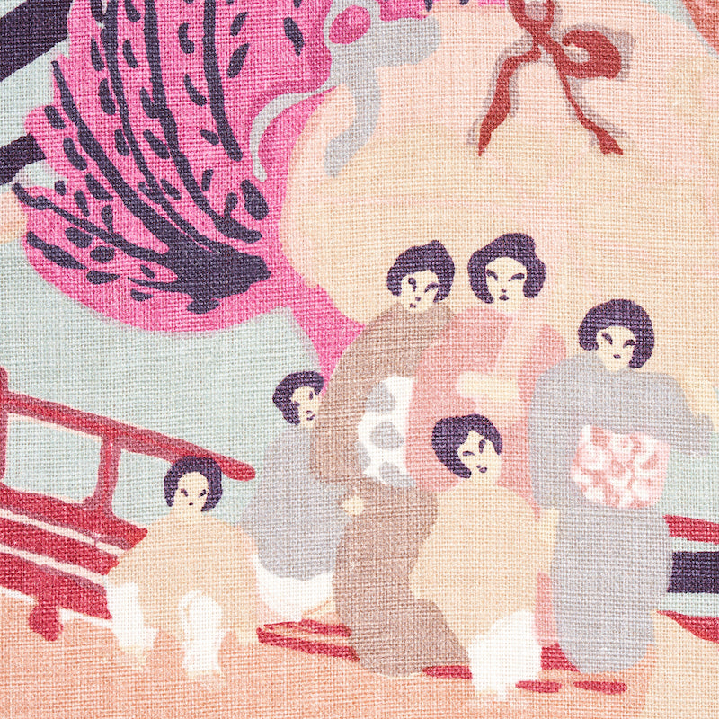 SCHUMACHER FABRIC  SCHUMACHER FABRIC CLASSICS PEARL RIVER   BLUSH   - 173062