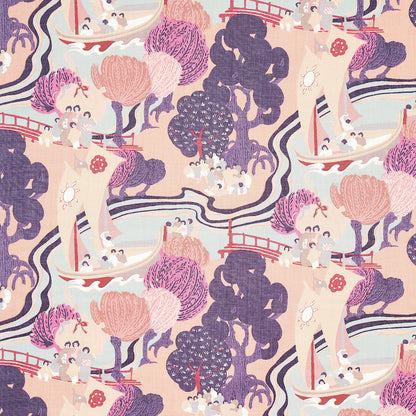 SCHUMACHER FABRIC  SCHUMACHER FABRIC CLASSICS PEARL RIVER   BLUSH   - 173062