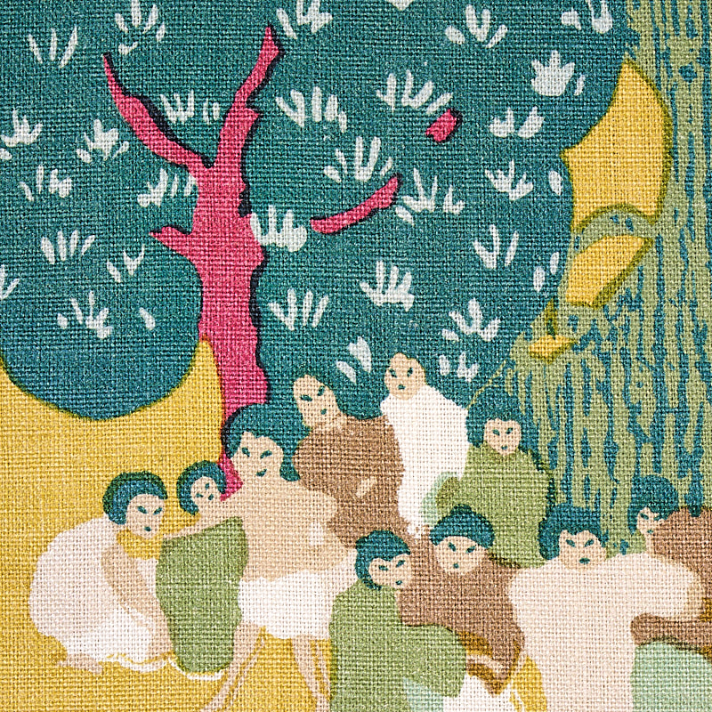 SCHUMACHER FABRIC  SCHUMACHER FABRIC CLASSICS PEARL RIVER   YELLOW   - 173066