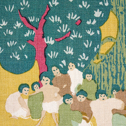 SCHUMACHER FABRIC  SCHUMACHER FABRIC CLASSICS PEARL RIVER   YELLOW   - 173066