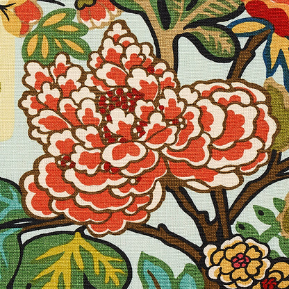 SCHUMACHER FABRIC  PRINT HAPPY CHIANG MAI DRAGON   AQUAMARINE   - 173270