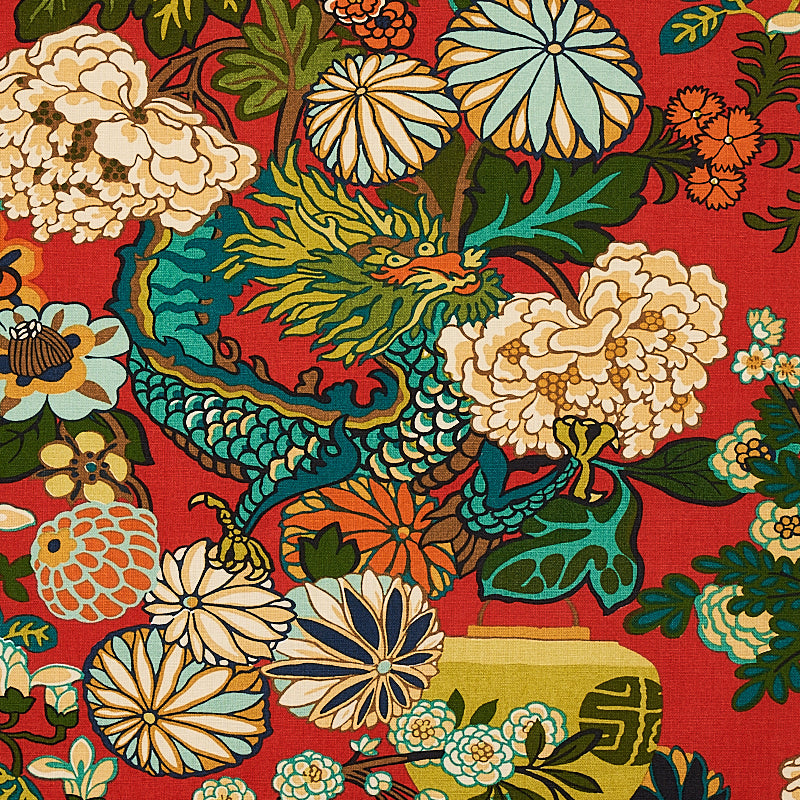 SCHUMACHER  EXUBERANT PRINTS CHIANG MAI DRAGON PRINTS PRINTS LACQUER   - 173271