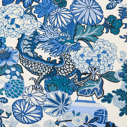 SCHUMACHER  EXUBERANT PRINTS CHIANG MAI DRAGON PRINTS PRINTS CHINA BLUE   - 173272
