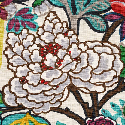 SCHUMACHER FABRIC  PRINT HAPPY CHIANG MAI DRAGON   ALABASTER   - 173273