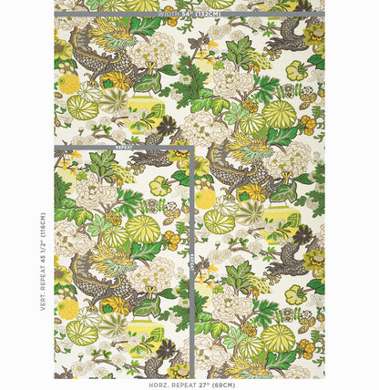 SCHUMACHER  EXUBERANT PRINTS CHIANG MAI DRAGON PRINTS PRINTS CITRUS   - 173279