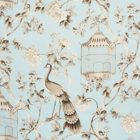 SCHUMACHER  SCHUMACHER CLASSICS OISEAUX ET FLEURS PRINTS PRINTS MINERAL   - 173440
