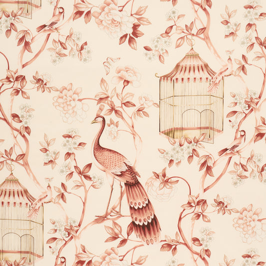 SCHUMACHER  SCHUMACHER CLASSICS OISEAUX ET FLEURS PRINTS PRINTS CINNABAR   - 173442