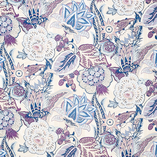 SCHUMACHER  SCHUMACHER CLASSICS ZANZIBAR LINEN PRINT PRINTS PRINTS HYACINTH   - 173523