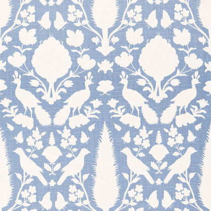 SCHUMACHER FABRIC  PRINT HAPPY CHENONCEAU   SKY   - 173567