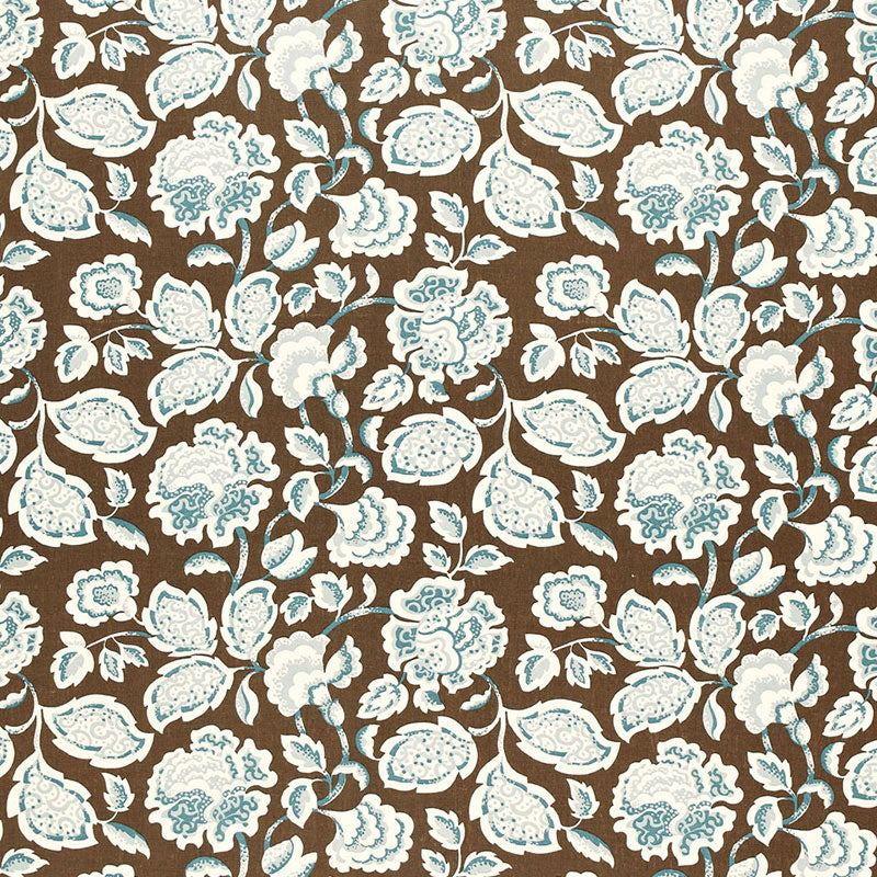 SCHUMACHER  EXUBERANT PRINTS DECO FLOWER   Cocoa   - 173703