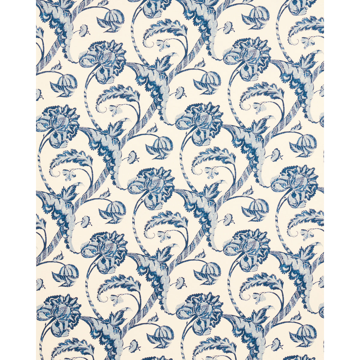 SCHUMACHER  COUNTRY CHIC VALLIER VINE PRINTS PRINTS INDIGO   - 173772