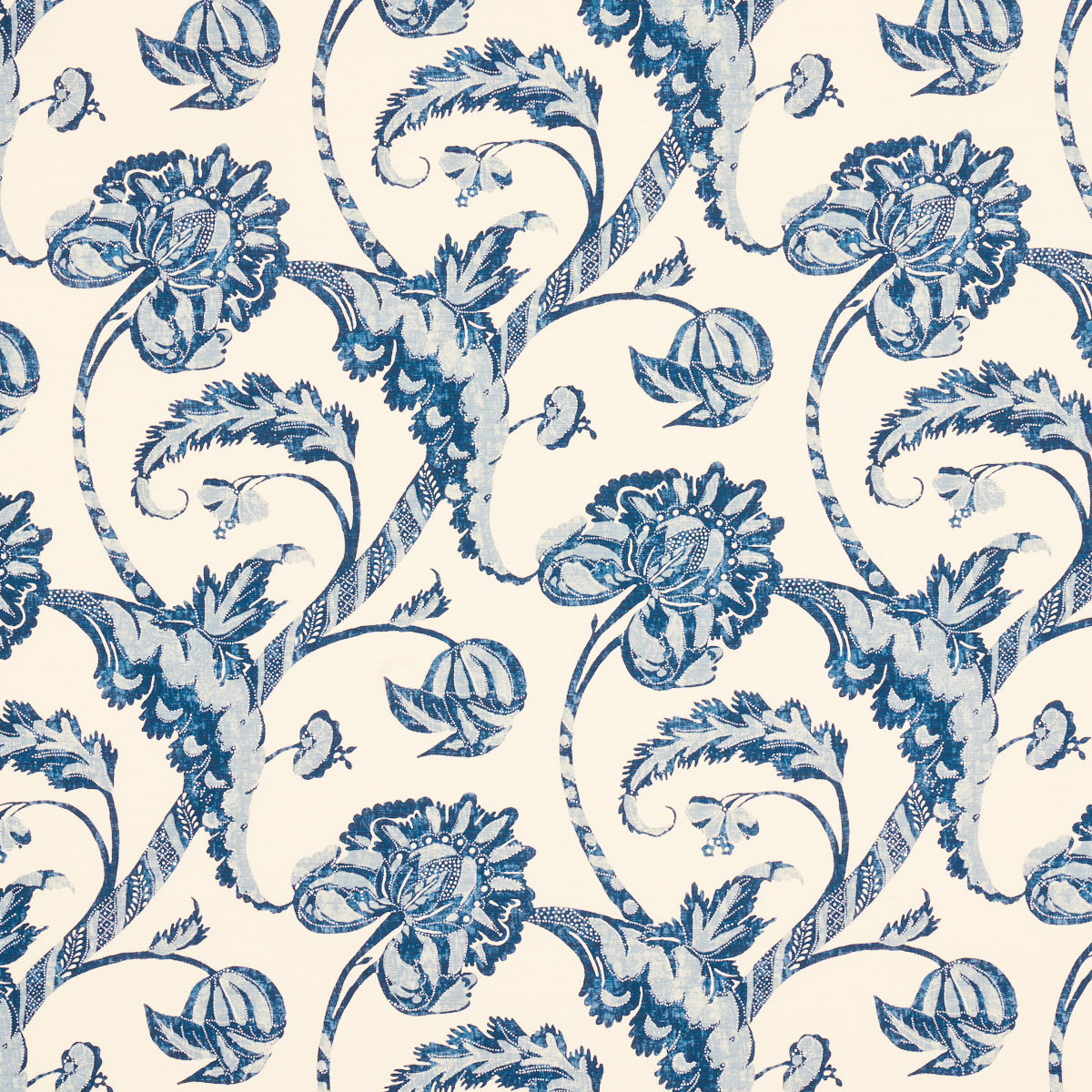 SCHUMACHER  COUNTRY CHIC VALLIER VINE PRINTS PRINTS INDIGO   - 173772